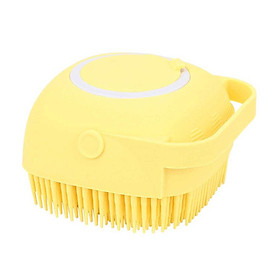 Hình ảnh AA 2 In 1 Baby Bath Scrubber, Soft Silicone Brush Rubber Loofahs Shower Tools with Shampoo Storage Box