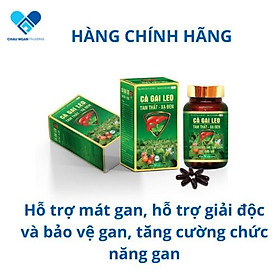 CÀ GAI LEO TAM THẤT XẠ ĐEN - Giải độc gan - Rostex- Tủ Thuốc Bảo Châu