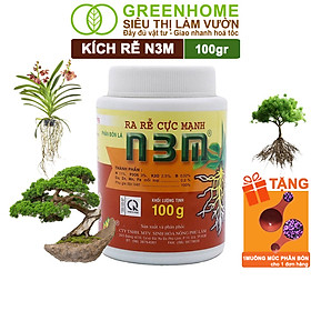 Mua Phân Bón Lá Greenhome  N3M  Chai100ml  Ra Rễ Cực Mạnh Dùng Giâm  Chiết Cành  Ngâm Hạt Giống  Chuyên Kiểng  Hoa Hồng  Lan