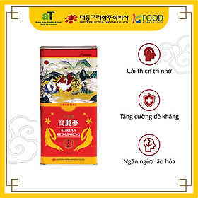 Thực Phẩm Chức Năng Hộp 37.5 Grams (2-3 củ) Hồng sâm khô Daedong Korea 6 năm tuổi  - Korean Red Ginseng 6 Years Premium