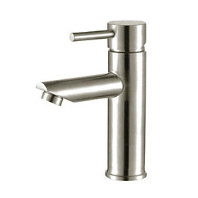 Vòi lavabo nóng lạnh inox