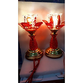 Mua ĐÈN THỜ THỦY TINH PHA LÊ 3 LỚP -25P