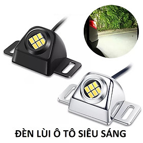 Đèn lùi ô tô mắt led đại bàng 6500k 12v siêu sáng, đèn lắp gầm trang trí xe máy cao câp