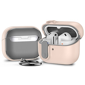 Mua Ốp Bảo Vệ Có Khoá Dành Cho Samsung Galaxy Buds 3/ Buds 3 Pro Pop Up Cover  Kèm Móc Treo_ Hàng Chính Hãng