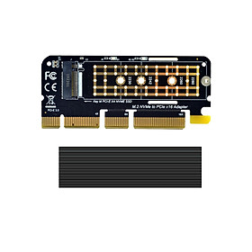 M.2 SSD M Key -e 3.0 x16 Expansion Card, Support 2280, 2260, 2242, 2230, Low Profile  M.2 SSD to PCIe x16/x8/x4 for SM951 PM961