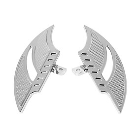 Motorcycle Foot Pegs, Floorboard Footrest Pedals, Foot  Fits for