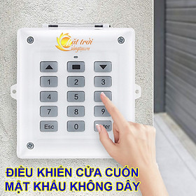 Công tắc điều khiển cửa cuốn, cửa cổng mật khẩu không dây