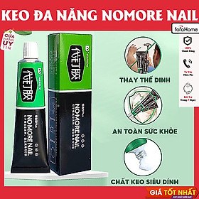 Keo Dán Đa Năng, Keo Siêu Dính, Dán chắc như đóng đinh NOMORE NAIL Tuýp 60g Keo Siêu Dính Công Nghệ Nhật Bản No More Nail Tuýp 60g Keo Siêu Dán Tường Dán Giày Gỗ Thuỷ Tinh Đa Năng Chống Thấm Nước