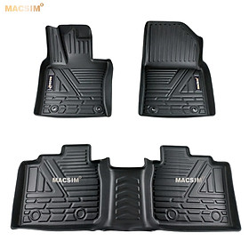Thảm lót sàn xe ô tô (TC) Lexus ES 2017-2021 Nhãn hiệu Macsim chất liệu nhựa TPE cao cấp
