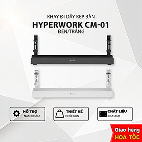 Mua Khay đi dây kẹp bàn HyperWork CM-01 - Nhỏ gọn - Tiết kiệm không gian làm việc - Hàng Chính Hãng