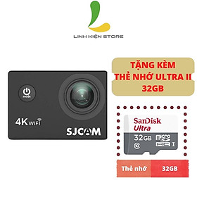 Mua Camera hành trình Sjcam SJ4000 Air 4K Wifi - Máy quay hành động màn hình cảm ứng 2 inch quay liên tục lên đến 70 phút - Hàng nhập khẩu