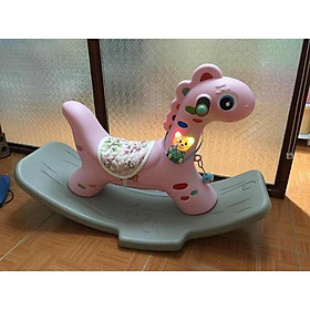 NGỰA BẬP BÊNH CAO CỔ CÓ ĐÈN NHẠC