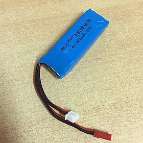 Pin sạc 2s 7.4V 950mAh chân cắm JST XK X520