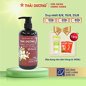 Dầu gội dược liệu Thái Dương 7 200ml  480ml  1100ml - 480 ml