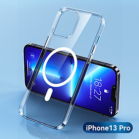 Ốp lưng Magnetic trong suốt Benks hỗ trợ sạc Magnetic cho iPhone 13/ iPhone 13 Pro/ iPhone 13 Promax - Hàng chính hãng