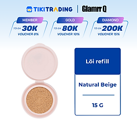 Phấn nước trang điểm dưỡng da GLAMRR Q LONG WEAR DD CUSHION by Gilaa (1 lõi x 13g)