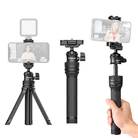 Ulanzi MT-34 Portable Extendable Selfie Stick Tripod Handheld Photography Bracket Desktop Tripod Stand with 1/4 Inch