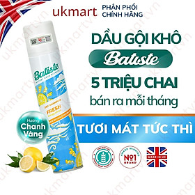 Dầu Gội Khô Batiste 200ml Dry Shampoo Gội khô Anh Chính Hãng 100% UK