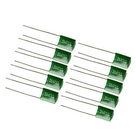 2X Finest 10 Pieces of Green Capacitors Tone Caps for Electric Guitar / Bass Parts