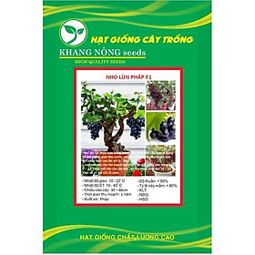 Hạt giống nho lùn Pháp ( nho bonsai ) KNS3445 - Gói 10 hạt