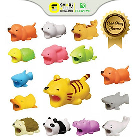 Mua Thú cắn cáp sạc FLOVEME - Siêu bền - An toàn - Chống đứt gãy - Bảo vệ đầu dây tai nghe silicon dễ thương - Hàng chính hãng