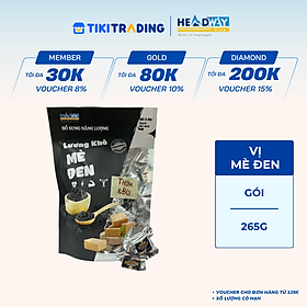 Lương Khô Headway Vị Mè Đen Gói 250G
