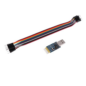 3.3V 5.5V Multi-function 6 In 1 Usb to Serial Port Adapter Module+1x Cable