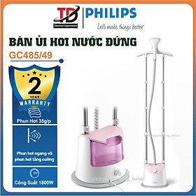 Bàn Ủi Hơi Nước Đứng Philips GC485/49, 1800W-1.4Lit, Hàng Chính Hãng