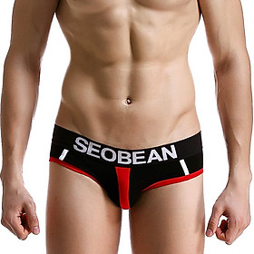 đồ lót nam Seobean 1600103 Sexy tóm tắt Thấp eo U Lồi Cotton Thoáng khí