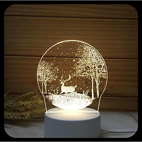 Mua Đèn ngủ Led sáng tạo - Đèn trang trí 3D đẹp độc lạ - Quà tặng vô cùng ý nghĩa