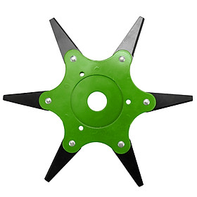 Lưỡi Máy Cắt Cỏ 6 Răng Có Thể Xoay 180 Độ - Xanh