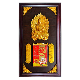 Lịch Gỗ Phù Điêu Phật - SK041