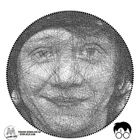 Mua HÀNG SẴN-Bộ nguyên liệu tự làm TRANH ĐINH CHỈ 3D Ronald Weasley (Rupert Grint)