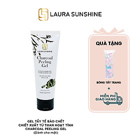 Tẩy tế bào chết than hoạt tính Hàn Quốc 120ml - Charcoal Peeling Gel - Laura Sunshine - Nhật Kim Anh