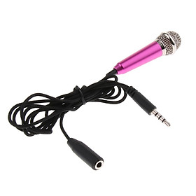 Red  Handheld Vocal Microphone W/ Mic Storage Case for Karaoke Singing