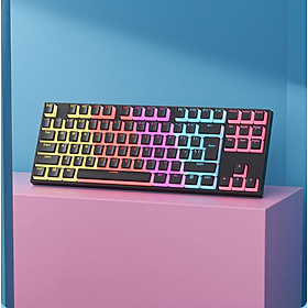 Mua Bàn Phím Cơ ZIFRIEND KA802D sử Dụng Blue Switch Thiết Kế Mini Nhỏ Gọn Chỉ 87 Phím Với Keycap Pudding Xuyên Led Cực Đẹp- Hàng Nhập Khẩu