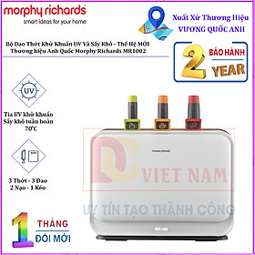 Mua Bộ Dao Thớt Khử Khuẩn UV Và Sấy Khô Morphy Richards MR1002 Thế Hệ Thứ 3