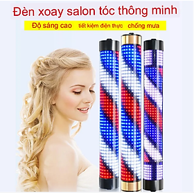 Đèn Led Trang Trí Tiệm Hớt Tóc Barber Shop Ngoài Trời Euro Pole Retro