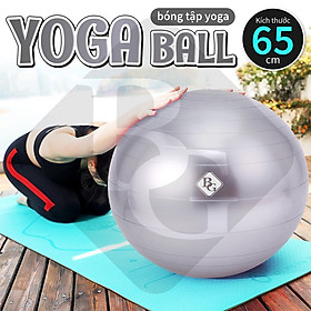 KHÔNG KÈM BƠM Bóng tập Yoga Bóng Yoga Tròn Cỡ Đại 65cm Cao Cấp BG (hàng nhập khẩu)