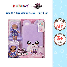 Đồ Chơi NA NA NA Búp Bê Thời Trang Mini 3 Trong 1 - City Bear 590408EUC