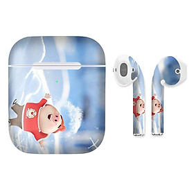 Mua Miếng dán skin chống bẩn cho tai nghe AirPods in hình Heo con dễ thương - HEO2k19 - 017 (bản không dây 1 và 2)
