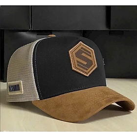 Nón kết, mũ lưỡi trai Trucker Tommy Shelby vải kaki phối lưới form chuẩn siêu đẹp