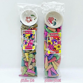 Mua 01 Gói Trầm Hương Nụ MIX SCENT Nhiều Hương Hoa Thái Lan (100 nụ kèm chén sứ)