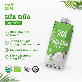 Sữa Dừa Cocoxim Organic 330ml/ 1 Hộp