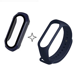 Dây và Ốp kính cường lực bảo vệ cho đồng hồ Xiaomi Miband 5 và Mi band 6