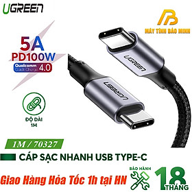 Mua Cáp USB-C to USB-C hỗ trợ sạc nhanh 100W dài 1M Ugreen 70427 - Hàng Chính Hãng