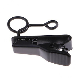 3X  Type Mini 6mm Microphone Lapel Tie Clip Holder for Chat Meeting