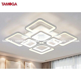 Mua Đèn ốp trần phòng khách 8 cánh vuông TAMOGA KITIS 101 + Tặng kèm khiển