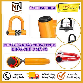 Khóa Chống Trộm, Khóa Cửa Chũ U Bằng Bảo Mật Bằng Mã Số An Toàn, Chống Cắt, Giao Màu Ngẫu Nhiên