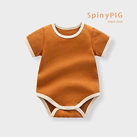 Bộ body cho bé sơ sinh 0-2 tuổi cotton style Hàn Quốc thoáng khí cho bé trai bé gái mùa hè thu